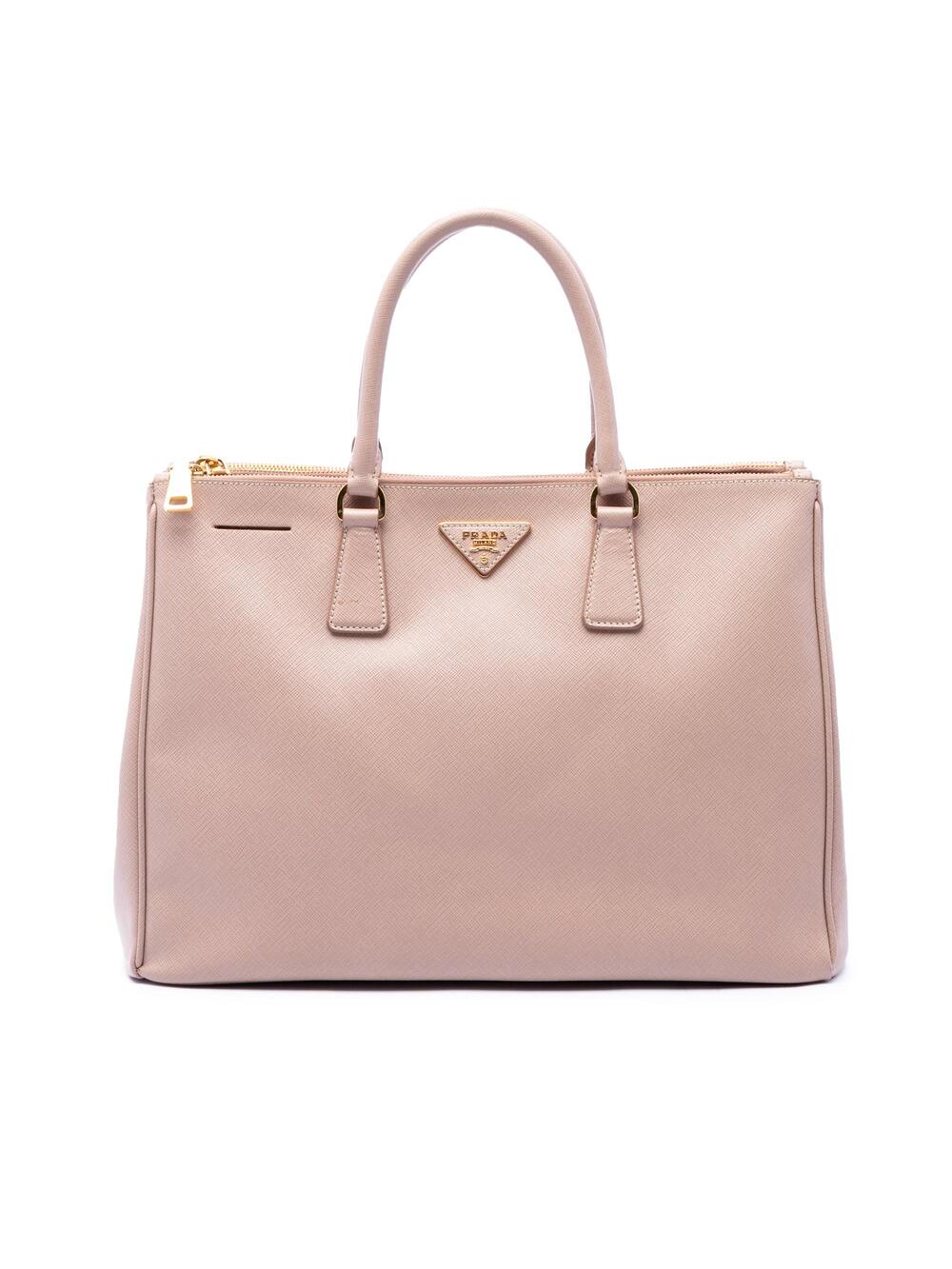 Prada Double Zip Lux Tote Saffiano #340947P12B